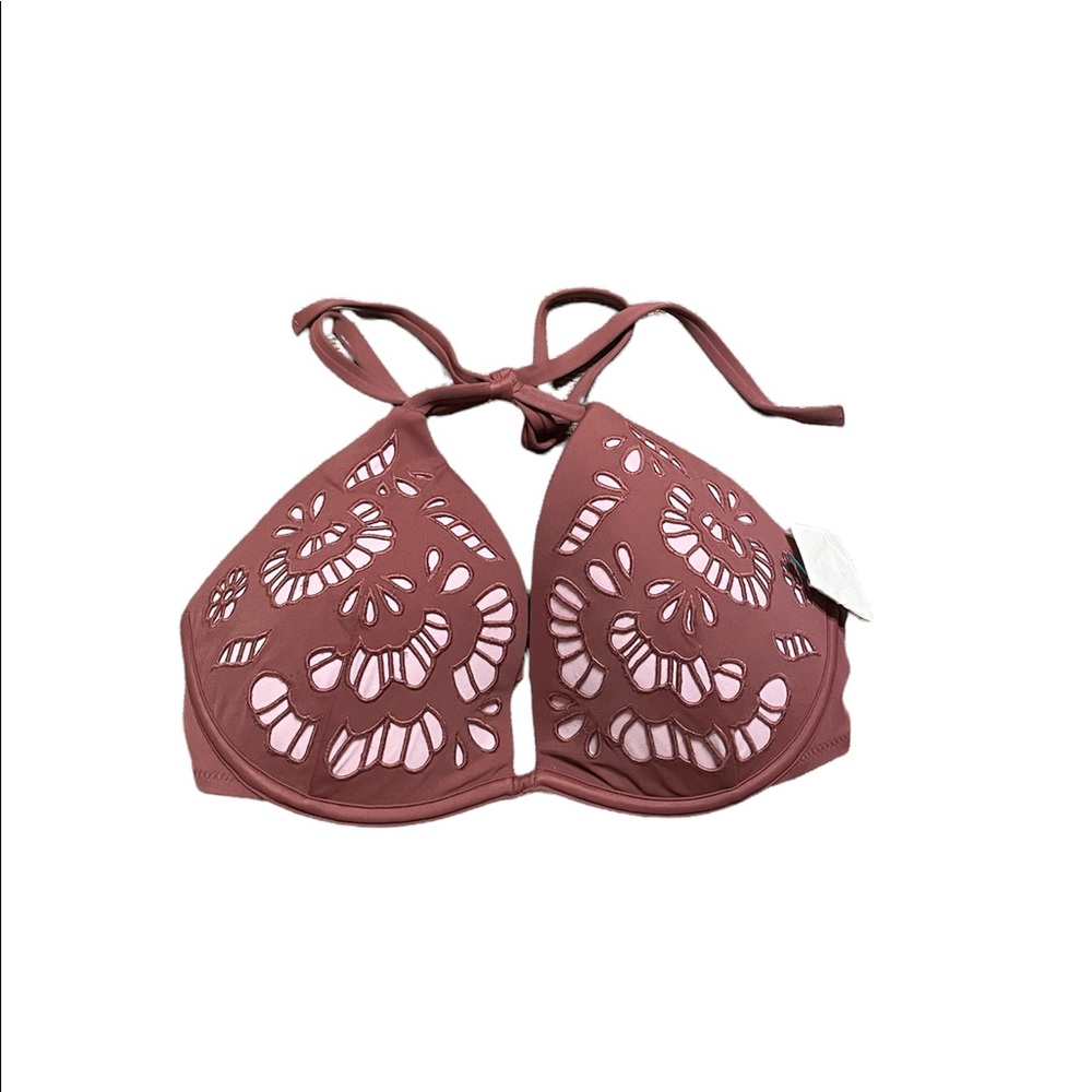 Shade & Shore Women’s Rose Blush Padded Bikini Top, 34D